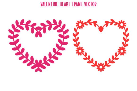 Decorative Heart Flower Vector for Romantic Designs