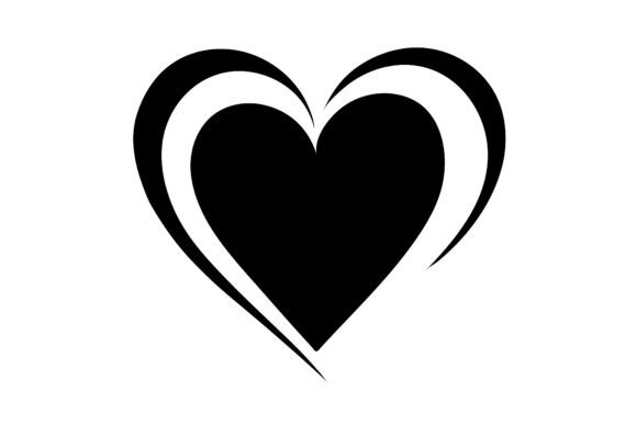 Decorative Heart Silhouette Design Guide