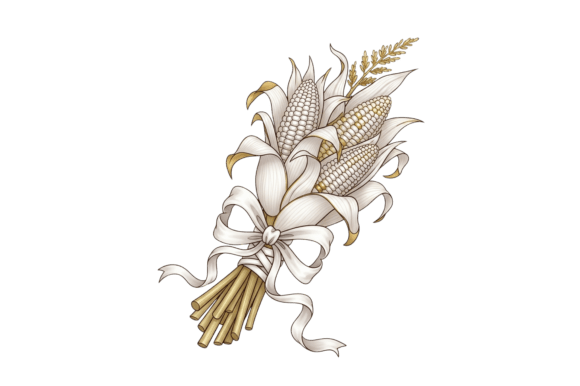 Elevate Your Autumn Projects with a Decorative Harvest Corn Wheat Bundle