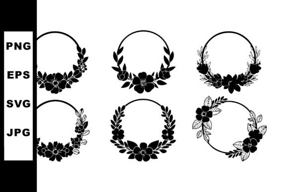 Elevate Your Designs with a Premium Floral Wreath Vector Set with Decorative Elements