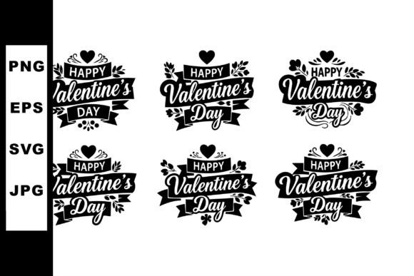 Elevate Your Romantic Designs with Happy Valentines Day Decorative Vector Sets