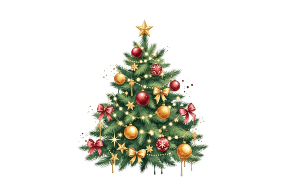 Elevating Holiday Design: The Strategic Value of Watercolor Christmas Tree Decorative Art