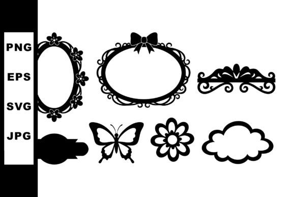 Evaluating Decorative Vintage and Floral Frames for Design Projects