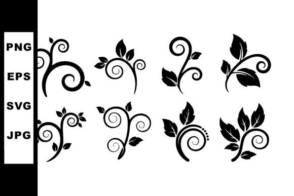 Evaluating the Decorative Black Floral Swirl Design Elements Vector Set