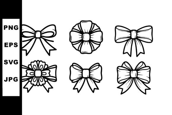 Evaluating the Decorative Bow Vector Set with Different Styles