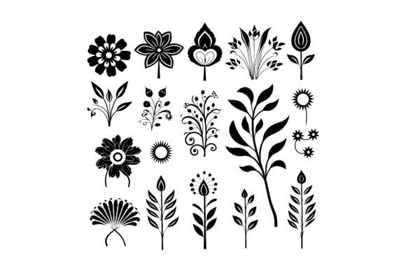 Floral Decorative Elements Silhouette: A Designer's Guide