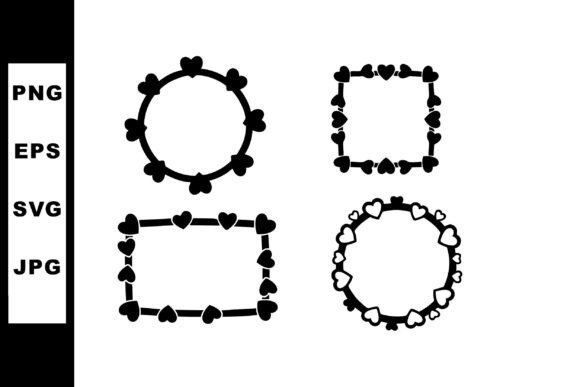 Heart Shaped Decorative Frame Borders SE