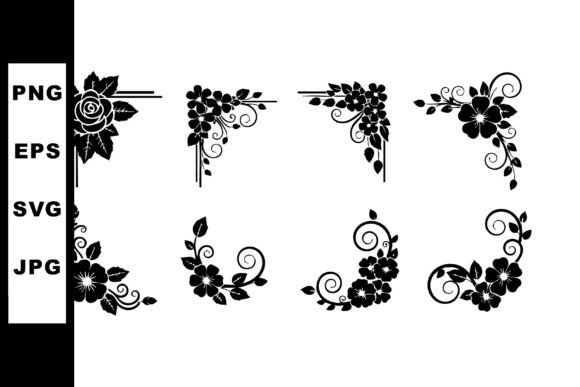 Integrating Floral Corner Decorative Elements Vector into Professional Design Workflows