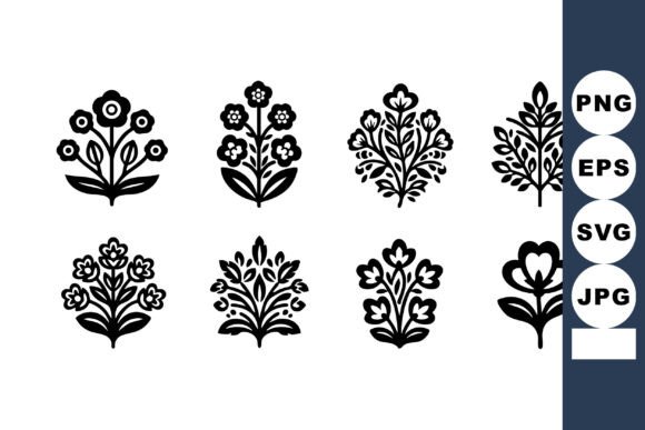Integrating the Decorative Flower Icons Set with Various into Professional Design Workflows