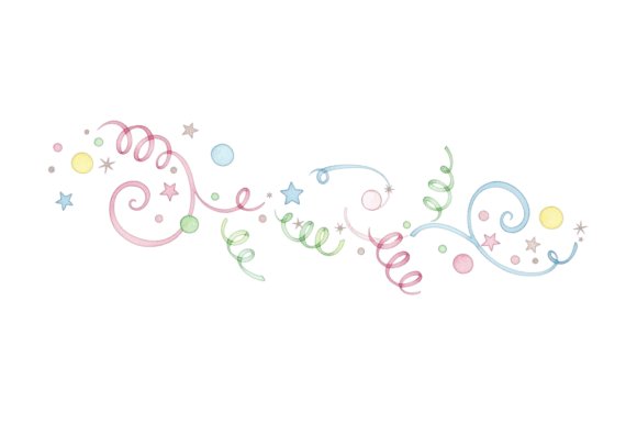 Party Celebration Decorative Elements for New Year