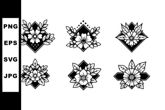 Strategic Application of Floral Decorative Elements with Leaves for Brand Clarity