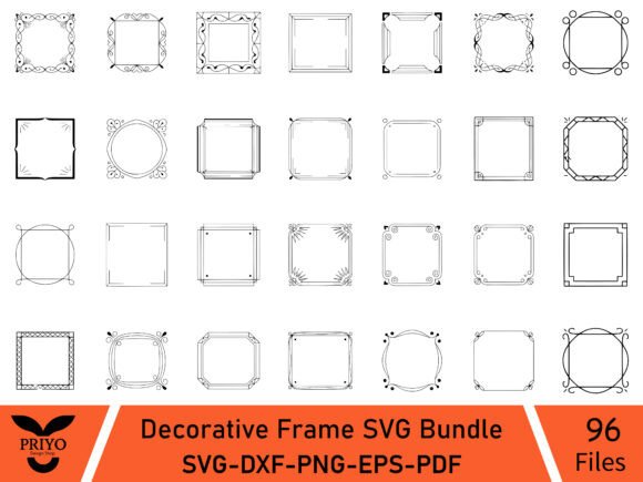 Strategic Branding and Creative Efficiency with the Decorative Frame SVG Bundle