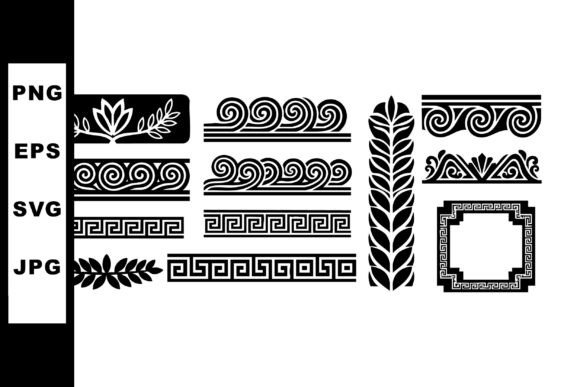 Timeless Elegance: Mastering Design with Decorative Greek Ornament Patterns Vector