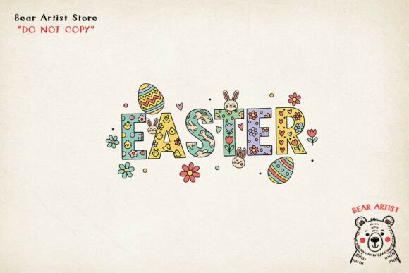 Unlocking Creative Potential with Easter Decorative Letters – PNG